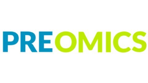 A logo for the brand PreOmics