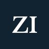 White letters "ZI" on a navy background.